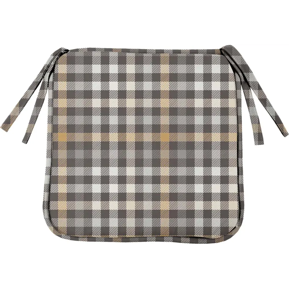 Галета Тартан 38x38 см цвет коричневый LINEN WAY STLM-2191694