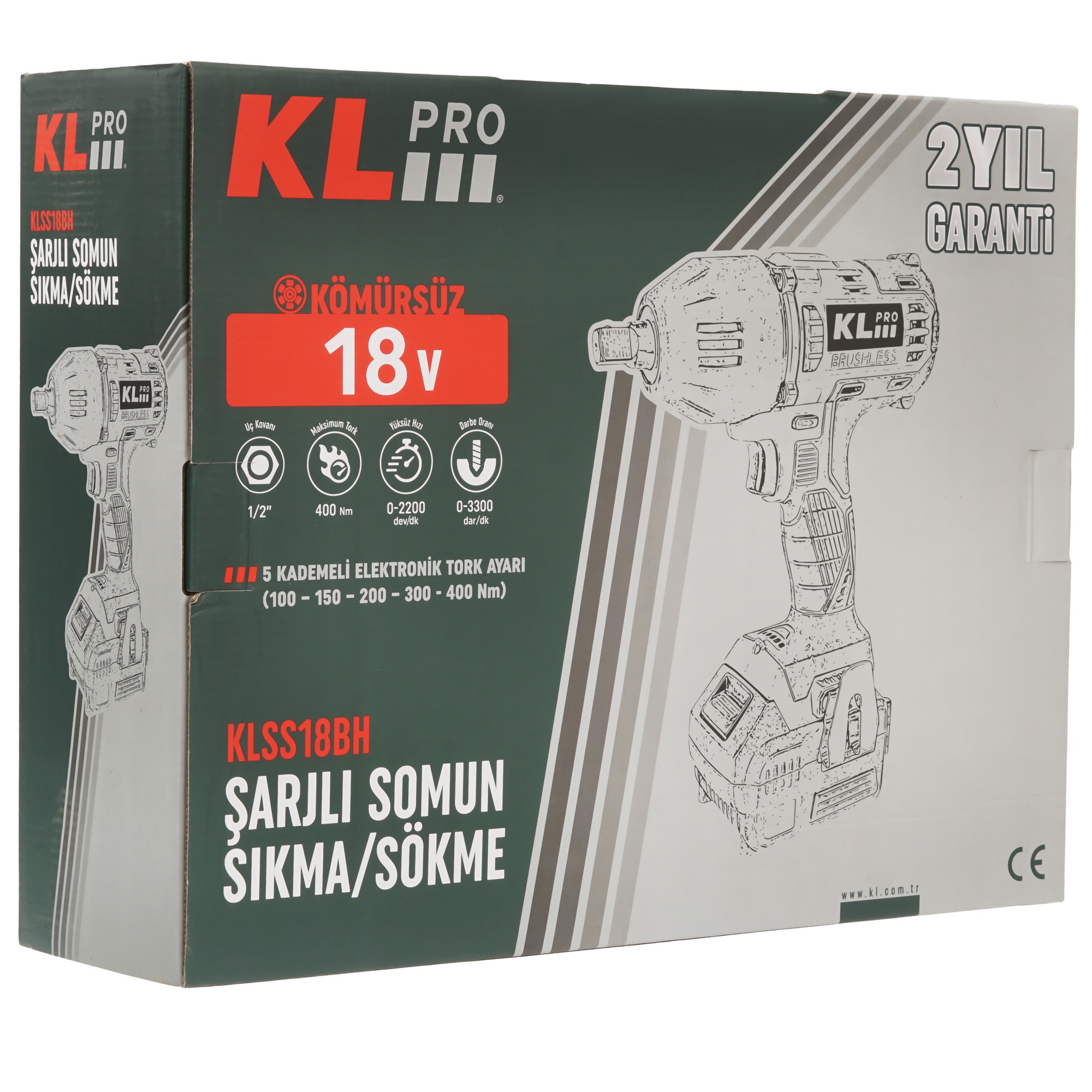 Гайковерт KLPRO KLSS18BH-80 9153451 STDN-0016743 - Вид №8