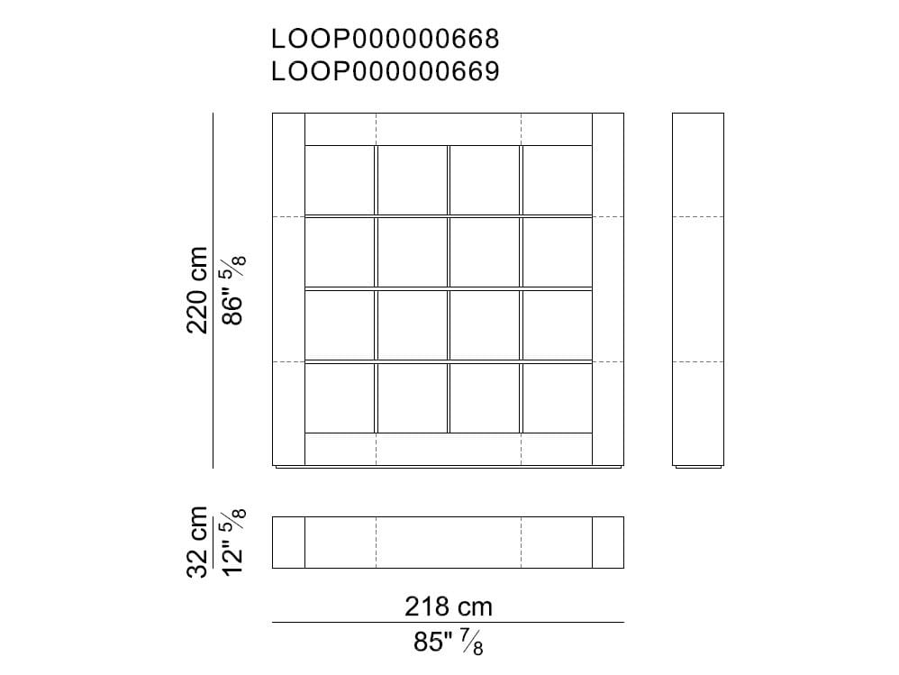 Деревянный книжный шкаф i 4 Mariani ARCH-00116459 - Вид №3