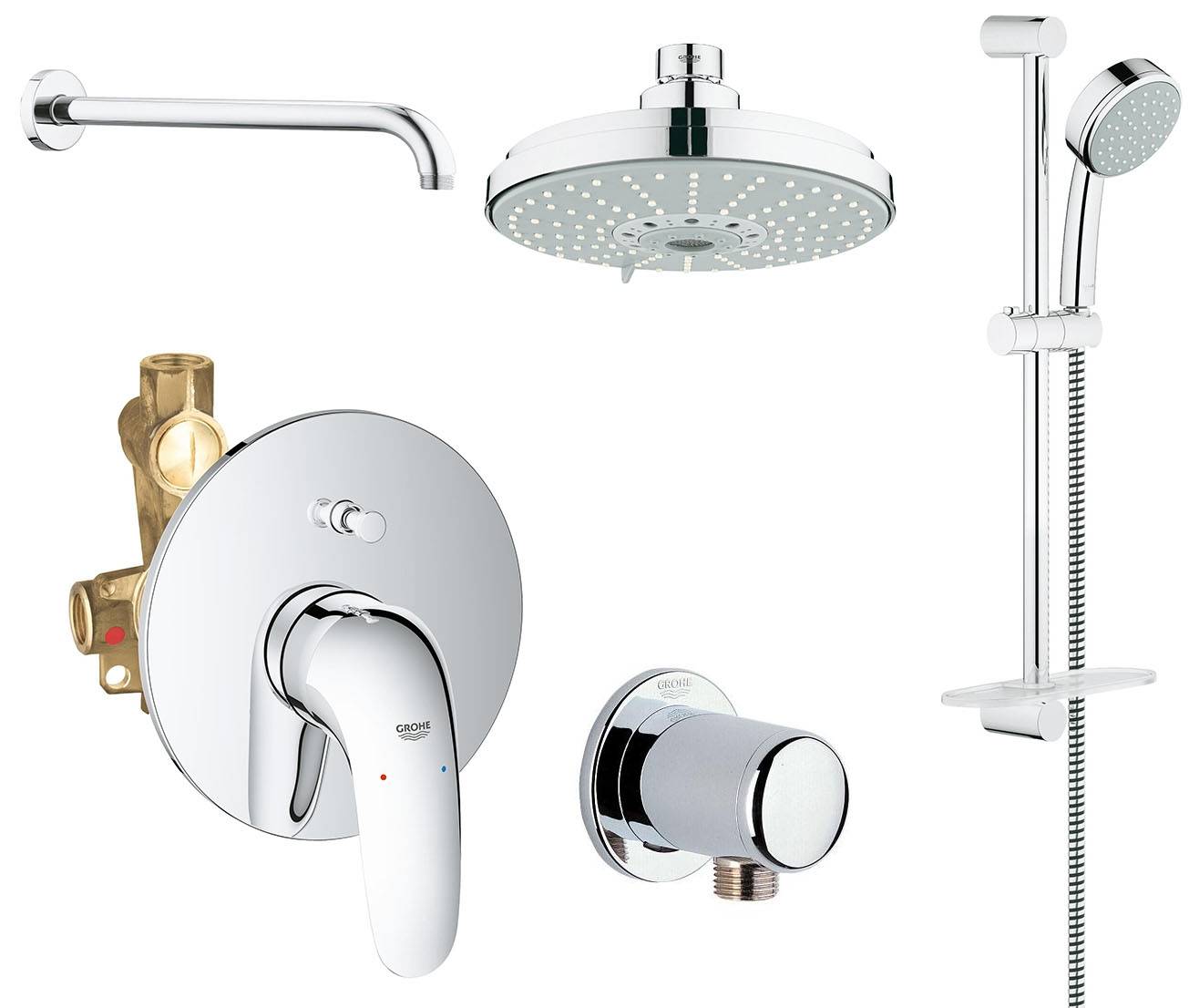 Готовый комплект для душа GROHE Eurostyle (NSB0008)