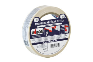 16518717 Малярная клейкая лента 25 мм х 40 м 214972 Unibob