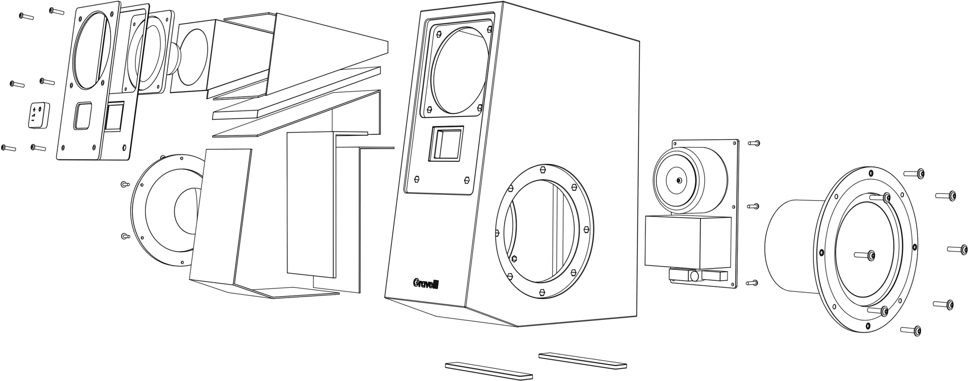 Gravelli Бетонный акустический диффузор sun-id-1389038 - Вид №4