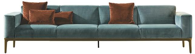 Sovet italia 4-х местный модульный диван из ткани Slim sun-id-1440481 - Вид №4