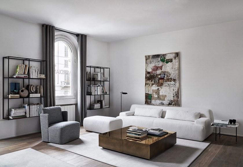 Meridiani Квадратный латунный журнальный столик sun-id-1453993 - Вид №7