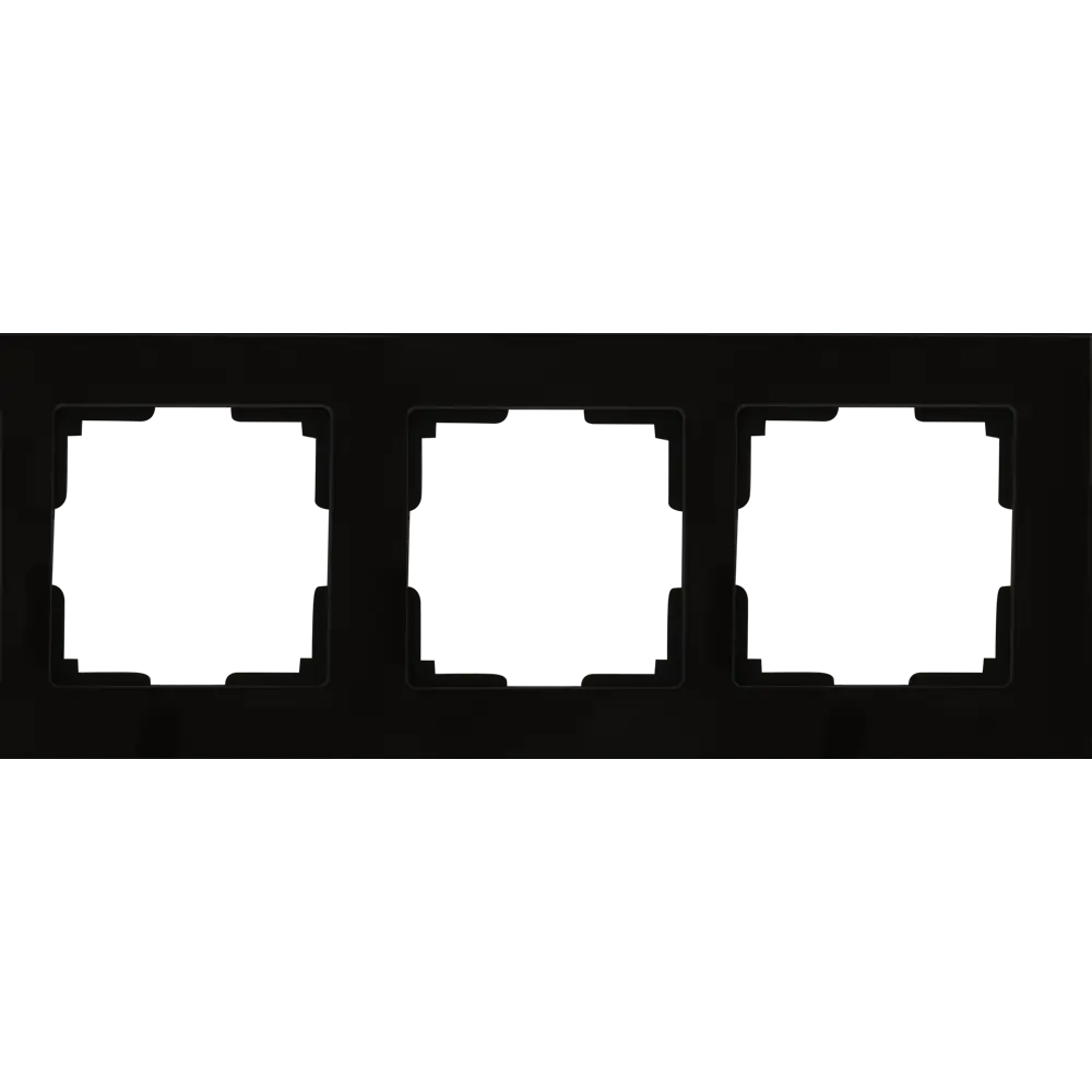 Рамка Werkel Favorit: стеклянная элегантность для тройных розеток 17781587 STLM-0008576