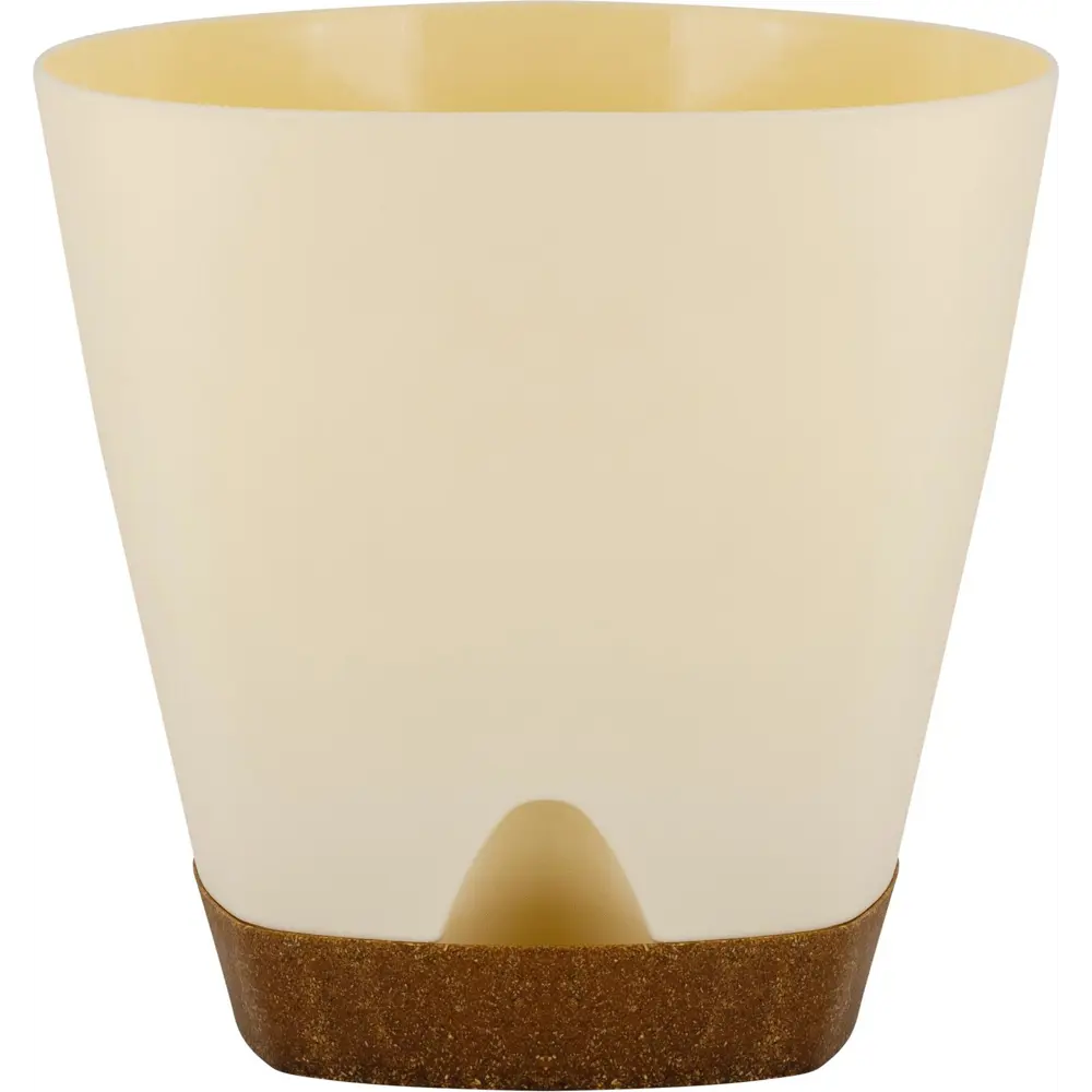 Горшок для цветов INGREEN Wood 4 л бежевый круглый 89416389 STLM-1569493