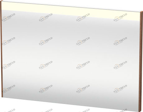 BR700307979 Brioso Зеркало с подсветкой Орех натуральный, декор Duravit