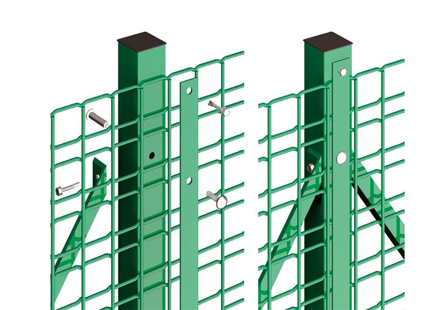 Стальной забор полюс Gruppo CAVATORTA P-QUADRO SYSTEM ARCH-00043397 - Вид №5