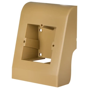 Подрозетник для плинтуса ПВХ 58 мм цвет светло-коричневый