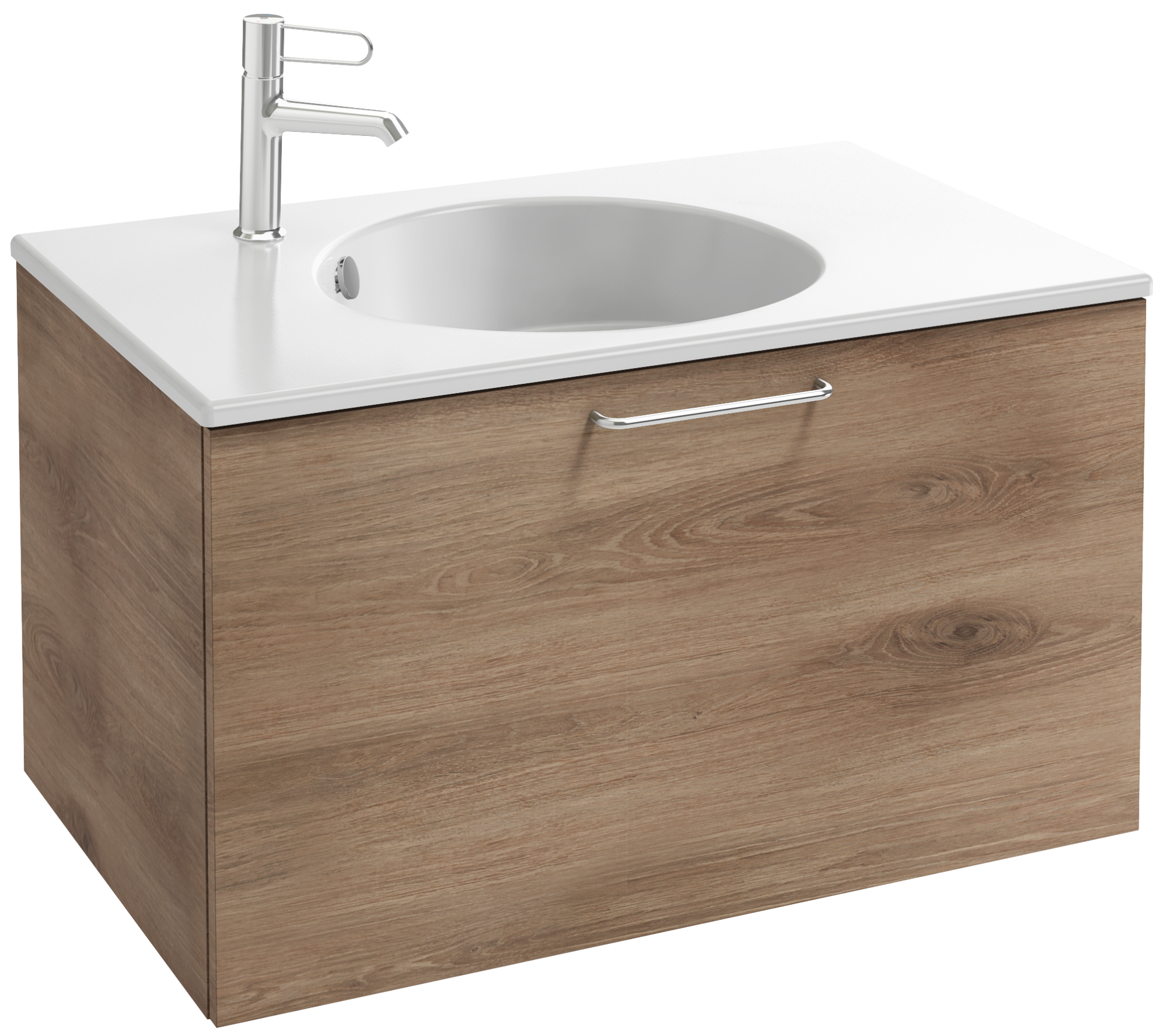 EB2512-R5-NR4 Тумба под столешницу 80 см, 1 верхний ящик, хромированная ручка JACOB DELAFON ODÉON RIVE GAUCHE ODEON RIVE GAUCHE