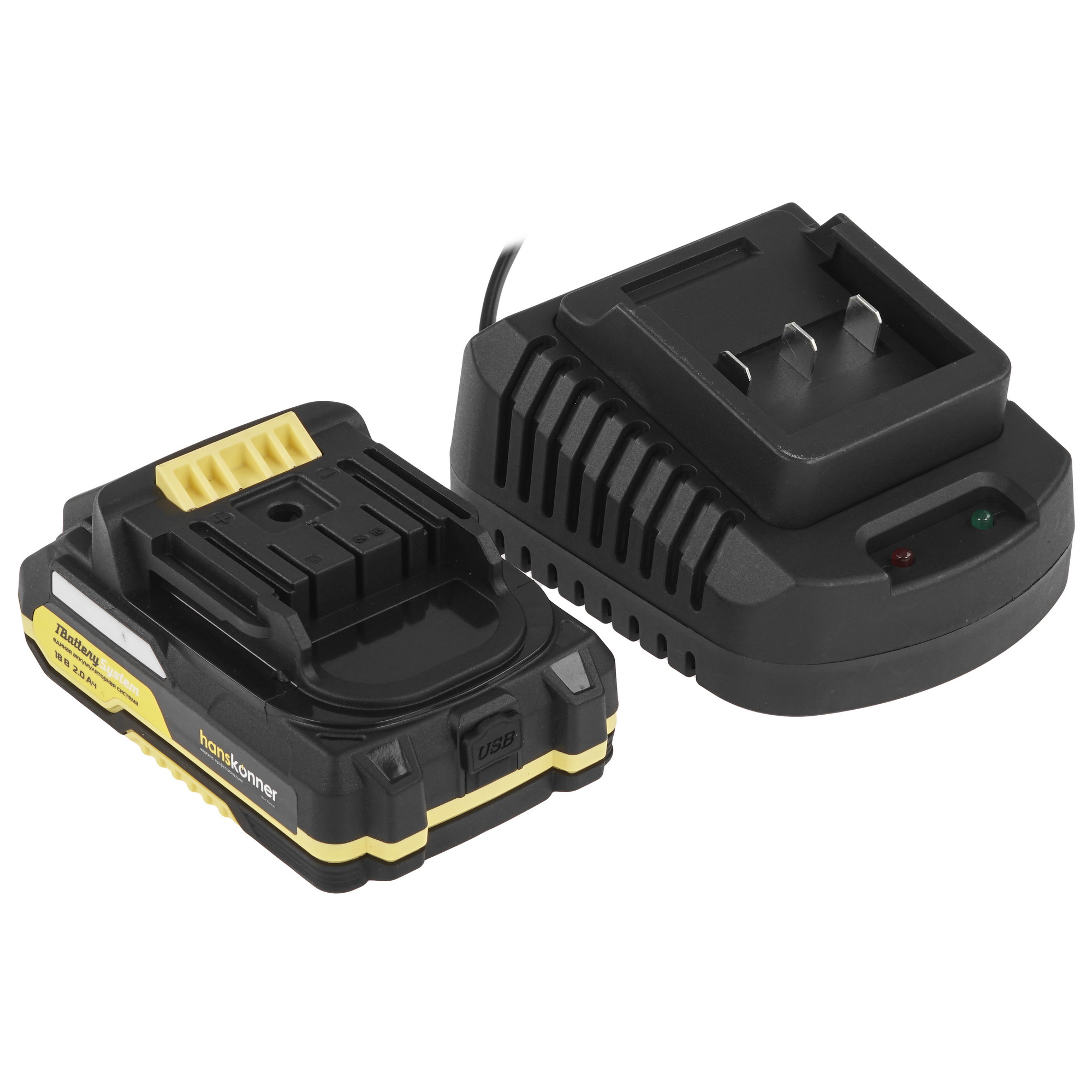 Дрель-шуруповерт Hanskonner HCD2065BLC 1BatterySystem 18V 5452208 STDN-0005435 - Вид №6