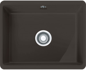126.0335.882 Best, серия kubus, керамика, мойка mtk 610-58, установка под столешницу, вентиль-автомат, графит Franke Franke Kubus