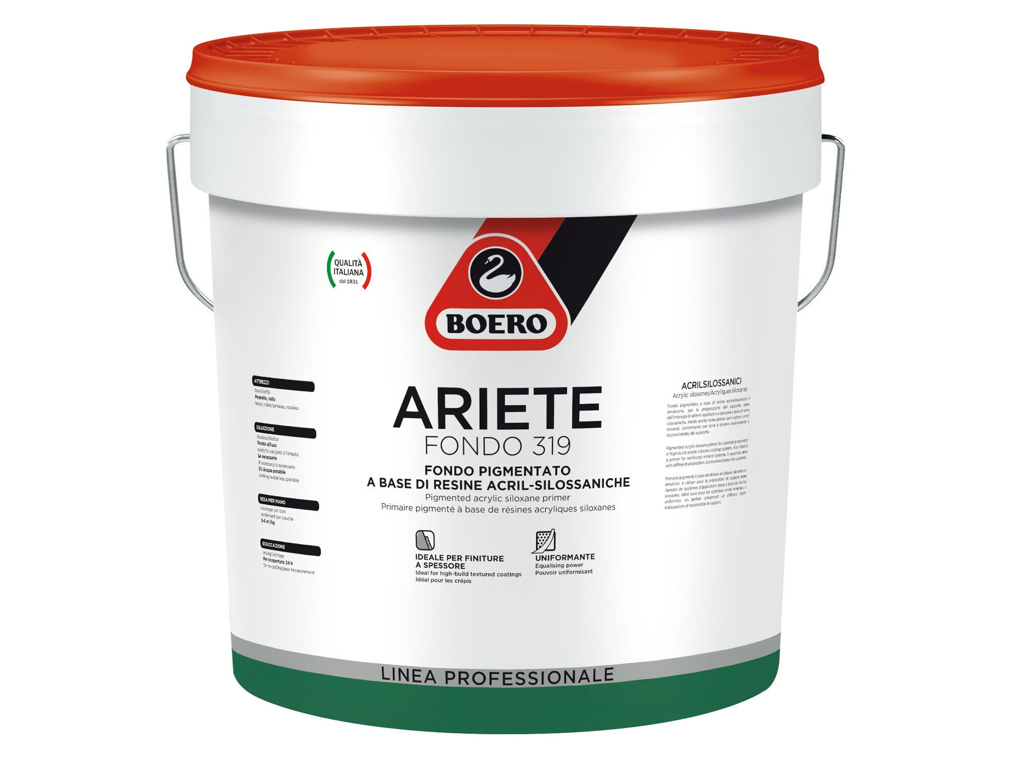 Пигментное дно на основе акрилсилоксановых смол Boero ARIETE FONDO 319 ARCH-00140332 - Вид №1