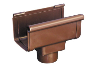 Соединение со сливом желоба