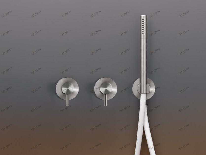 Ceadesign Настенный комплект из 2 смесителей для ванны / душа с ручным душем Gastone Gas 25