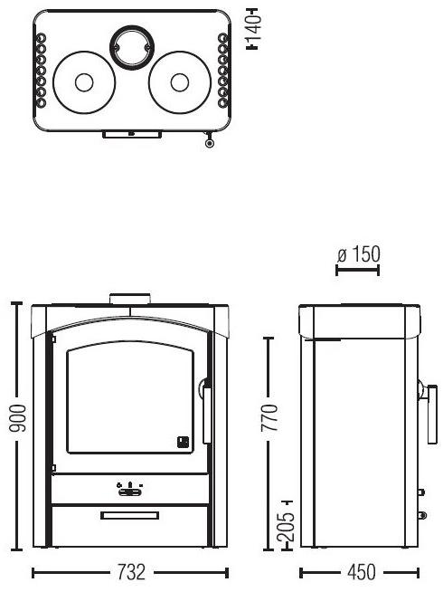 Austroflamm Плита с мармитом sun-id-1501456 - Вид №4