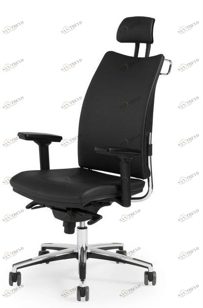 FANTONI Кожаное кресло для руководителя с откидной спинкой Seating system sun-id-1362370