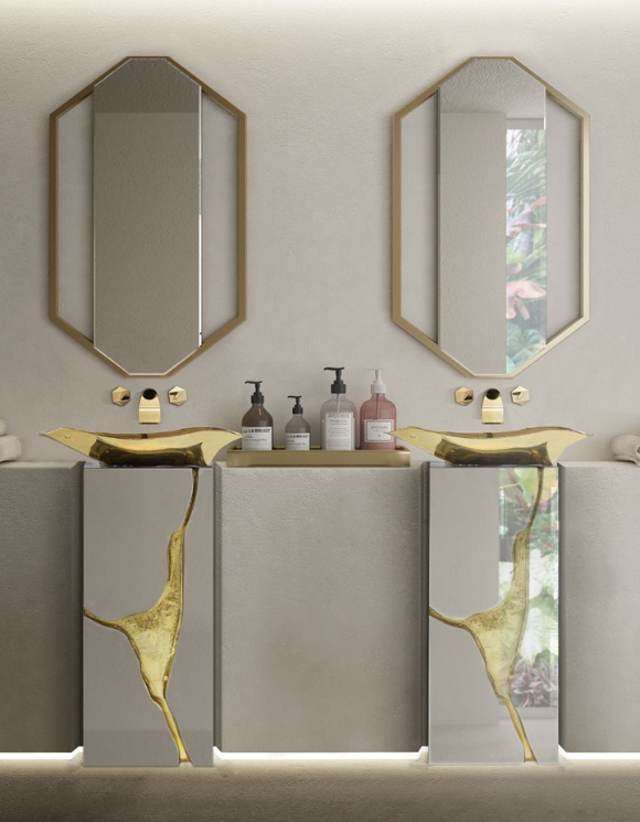 Lapiaz Freestanding Напольная раковина стоящая прямоугольная Covethouse  - Вид №4