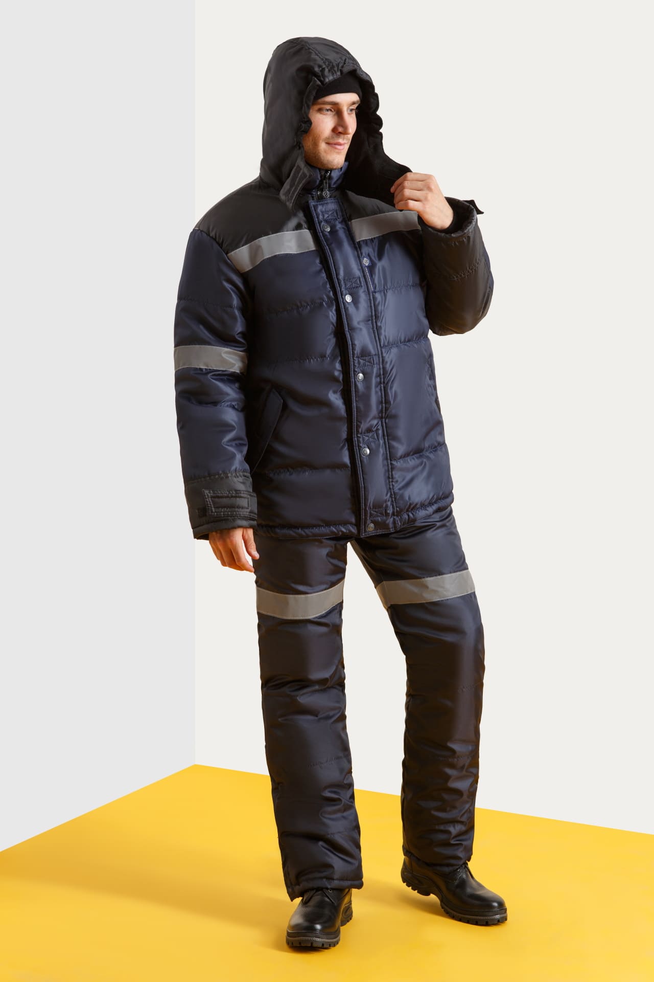 64937 Куртка  утепленная ткань "Оксфорд" с СВП (СОП) VeyGar  Зимняя спецодежда Santreyd  - Вид №11