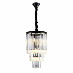 Подвесная люстра Newport 31110/S Black+Gold М0059596 NEWPORT ДИЗАЙНЕРСКИЕ 00-3887874 Прозрачный;черный