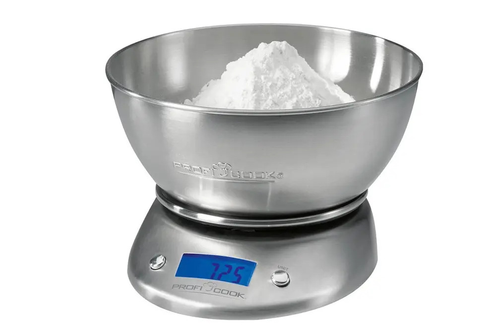 91308976 Электронные весы Profi cook 126259 нагрузка до 5 кг цвет нержавеющая сталь STLM-0864867