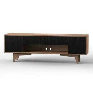 Тумба ТВ Telly, темная, рисунок ромб