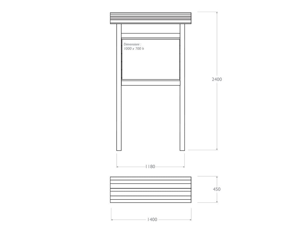 Totem autoportante in Strongplast EUROCOMITALIA современная мебель ARCH-00131231 - Вид №2