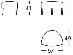 Sancal Подставка для ног из ткани Silencio sun-id-1443557 - Вид №4
