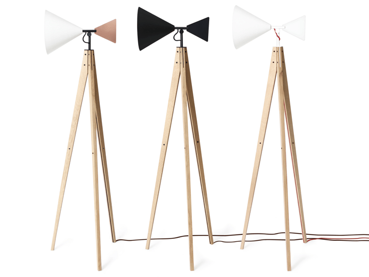 Торшер из алюминия и дуба Askia Light Tale ARCH-00144411 - Вид №1