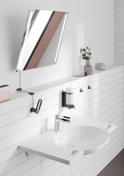 477.06B10005 Дозатор для жидкого мыла HEWI Edition matt | Polyamid  - Вид №10