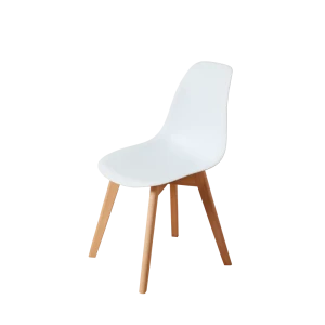91988621 Комплект кухонных стульев 4 шт Derstuhl Grand wood 45x81x45 см полипропилен цвет белый STLM-1469681