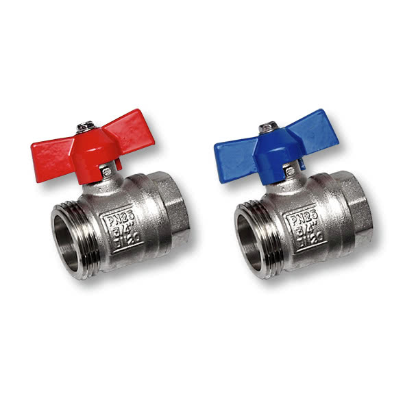 1VTKHS34 SANHA VT-KH-S Набор шаровых кранов 3/4 мм  - Вид №1