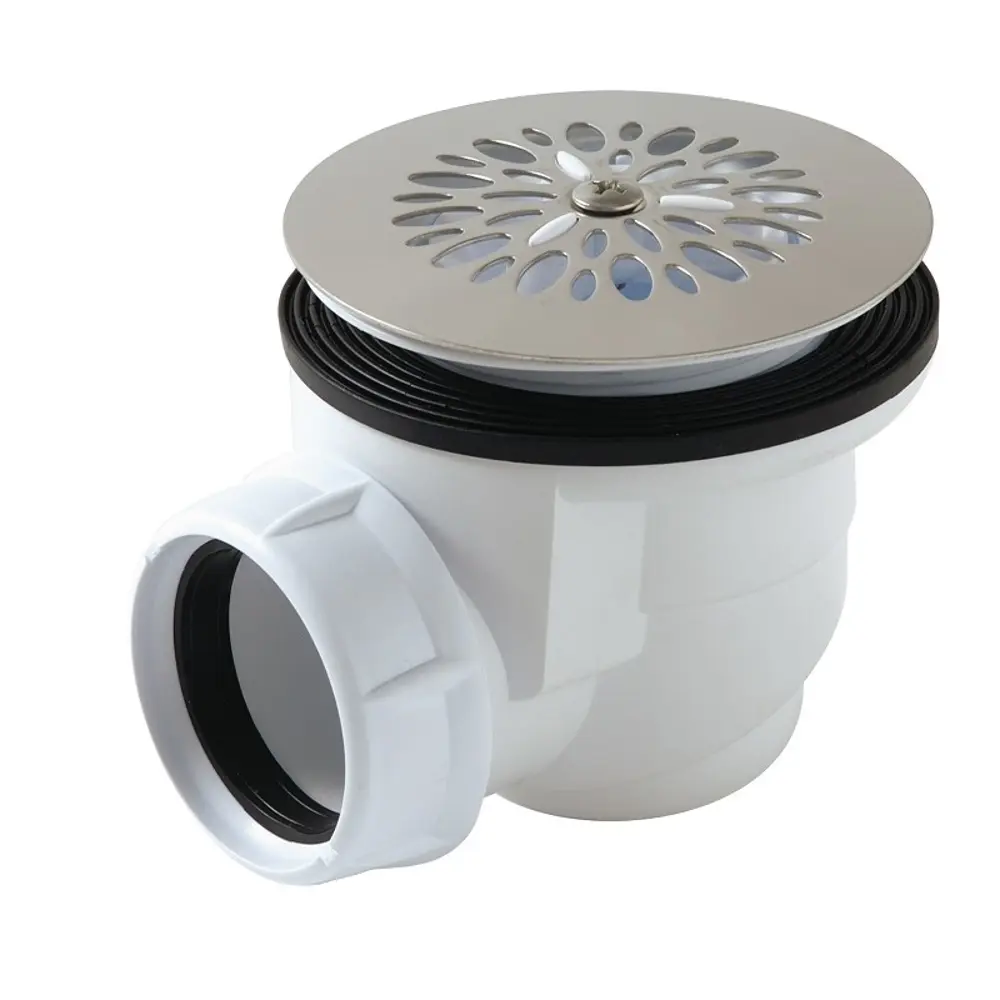 Сифон для душевого поддона Sas с декоративной крышкой слив 40 мм пластик STLM-2108472