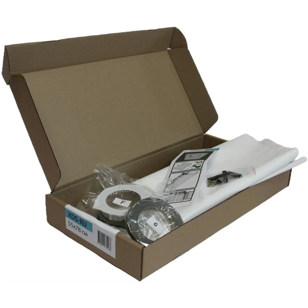 87506755 Оклад для окна пароизоляционный XDS-RU 78x140 см внутренний белый STLM-0894820 Fakro  - Вид №1