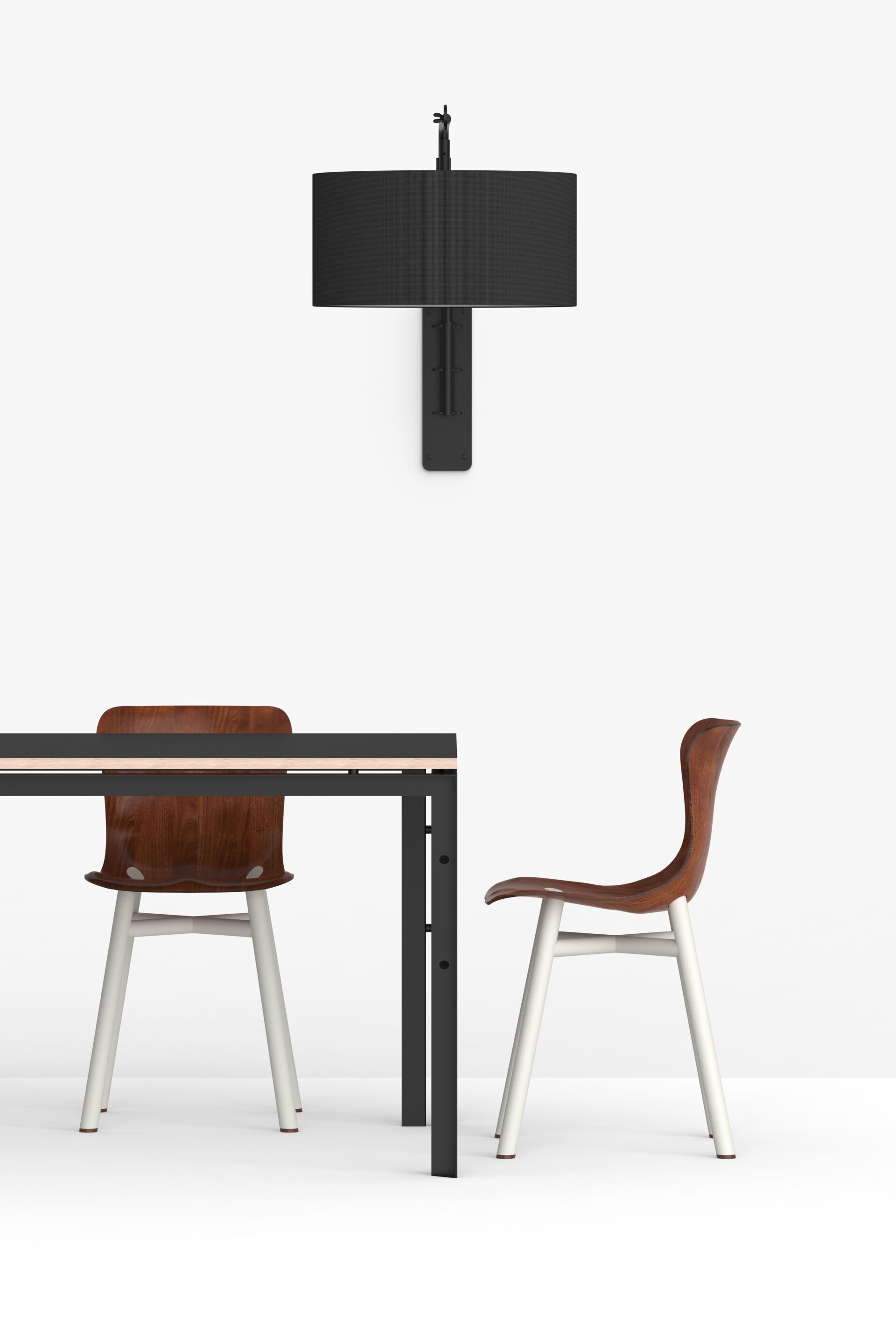 Настенный светильник из стали и ткани с гибкой рукояткой FUNCTIONALS SWIVEL ARCH-00039568 - Вид №12