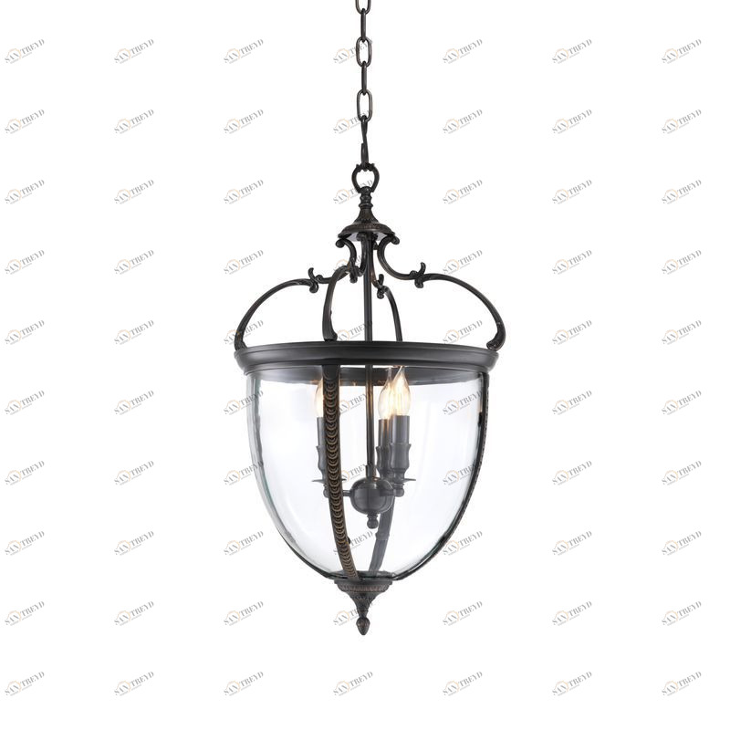 Подвесной светильник Spencer от Eichholtz бронза 109666 EICHHOLTZ ДИЗАЙНЕРСКИЕ, EICHHOLTZ 060554 Прозрачный 