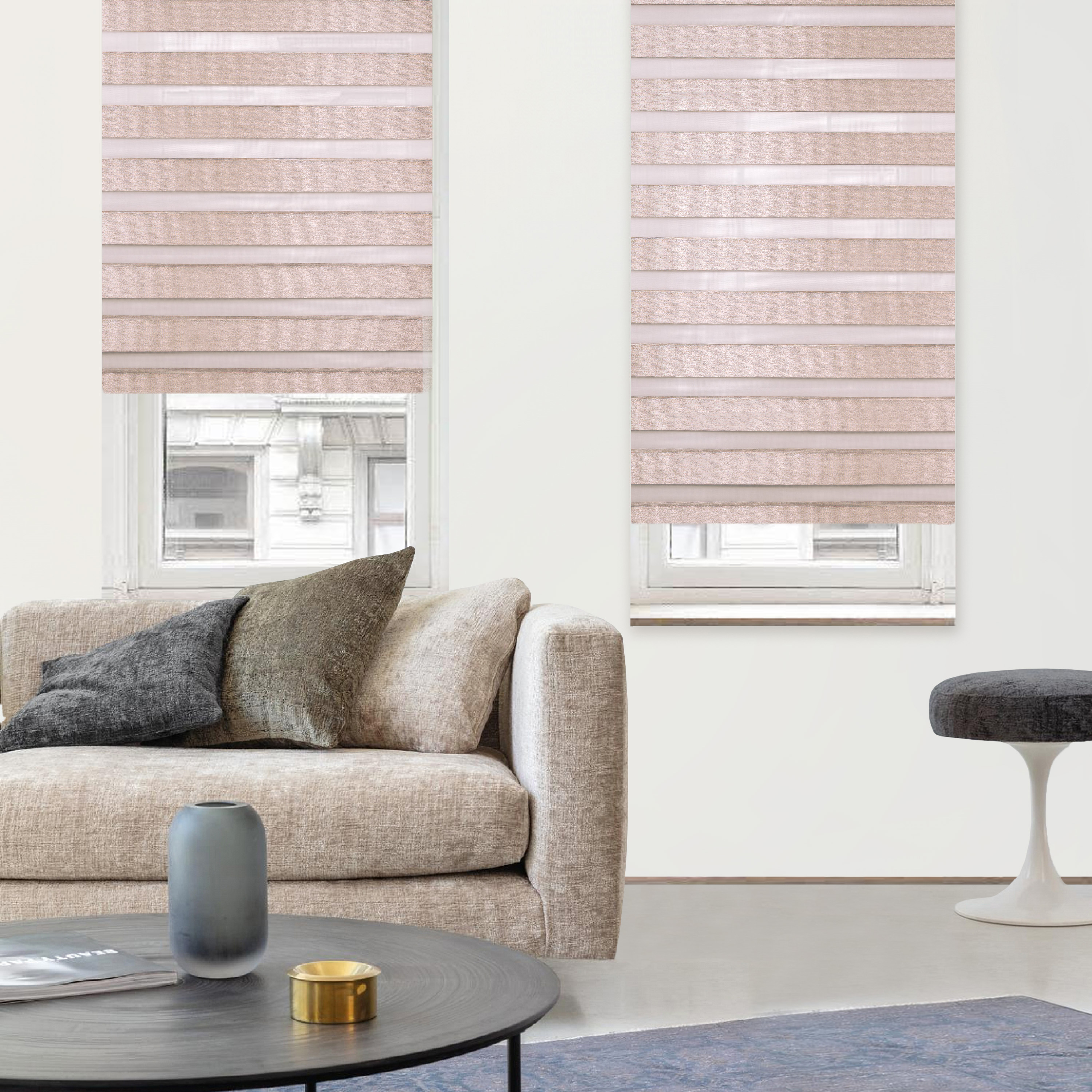Santreyd Рулонная штора день-ночь Miamoza 50×160 см 82614444 STLM-0031711 - Вид №2