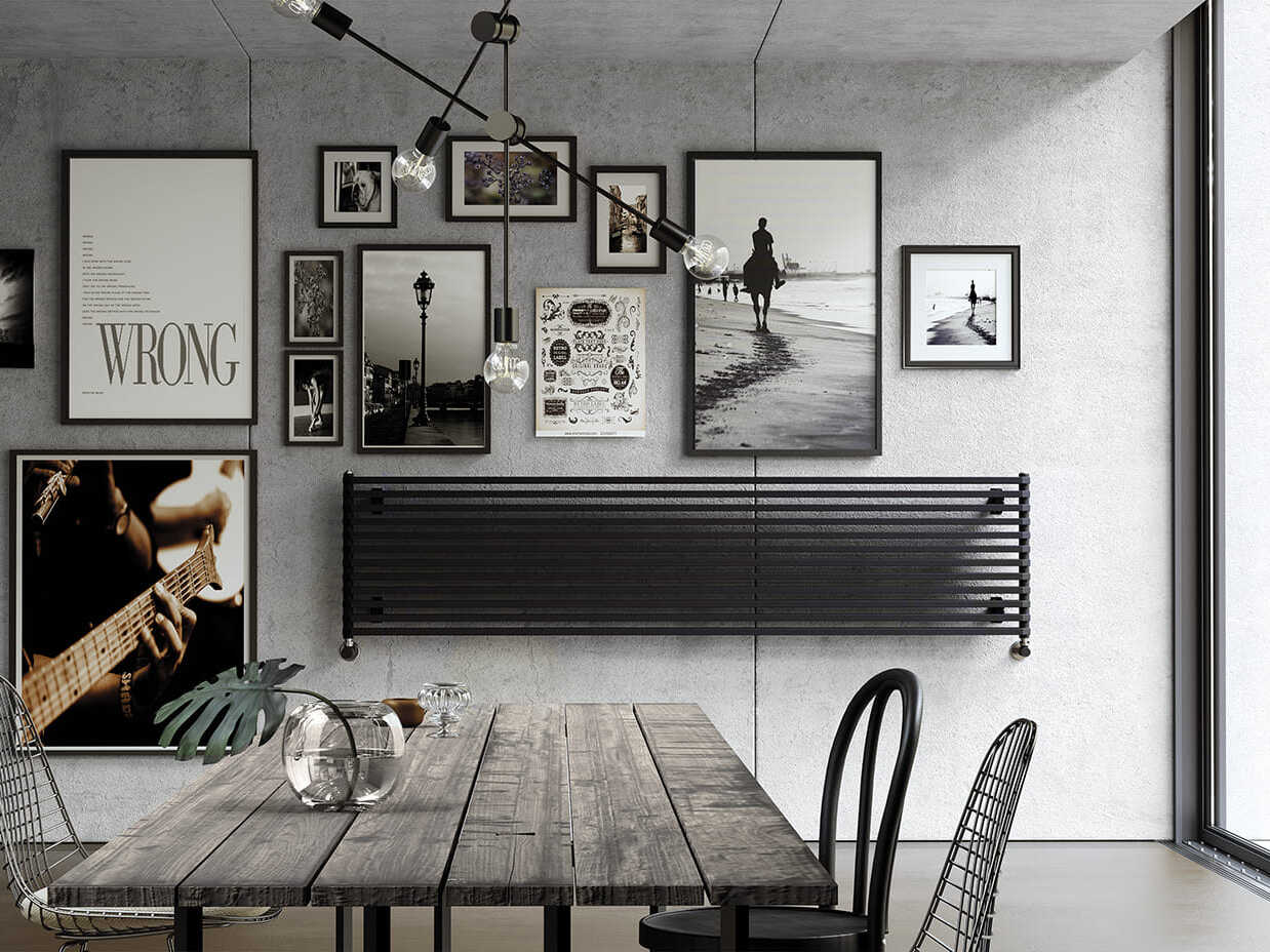 Стальной модульный горизонтальный мебельный радиатор Irsap Sax ARCH-00045189 - Вид №2