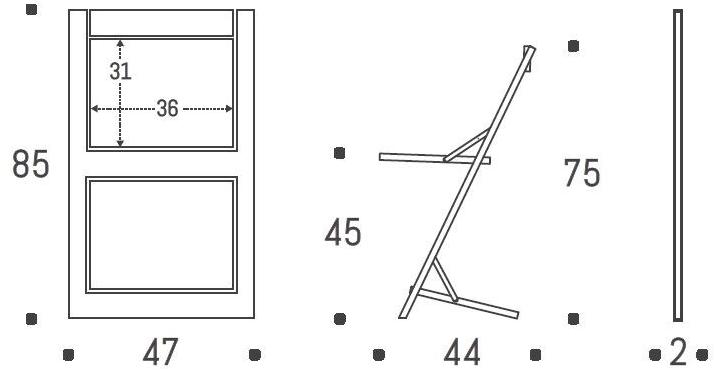 AMBIVALENZ Складной стул из фанеры Fläpps folding chair Fl010010 - Вид №1