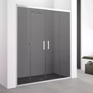 Двери в нишу 152 см ZEPHYROS 2A Novellini ZEPHYROS с дымчатым серым стеклом