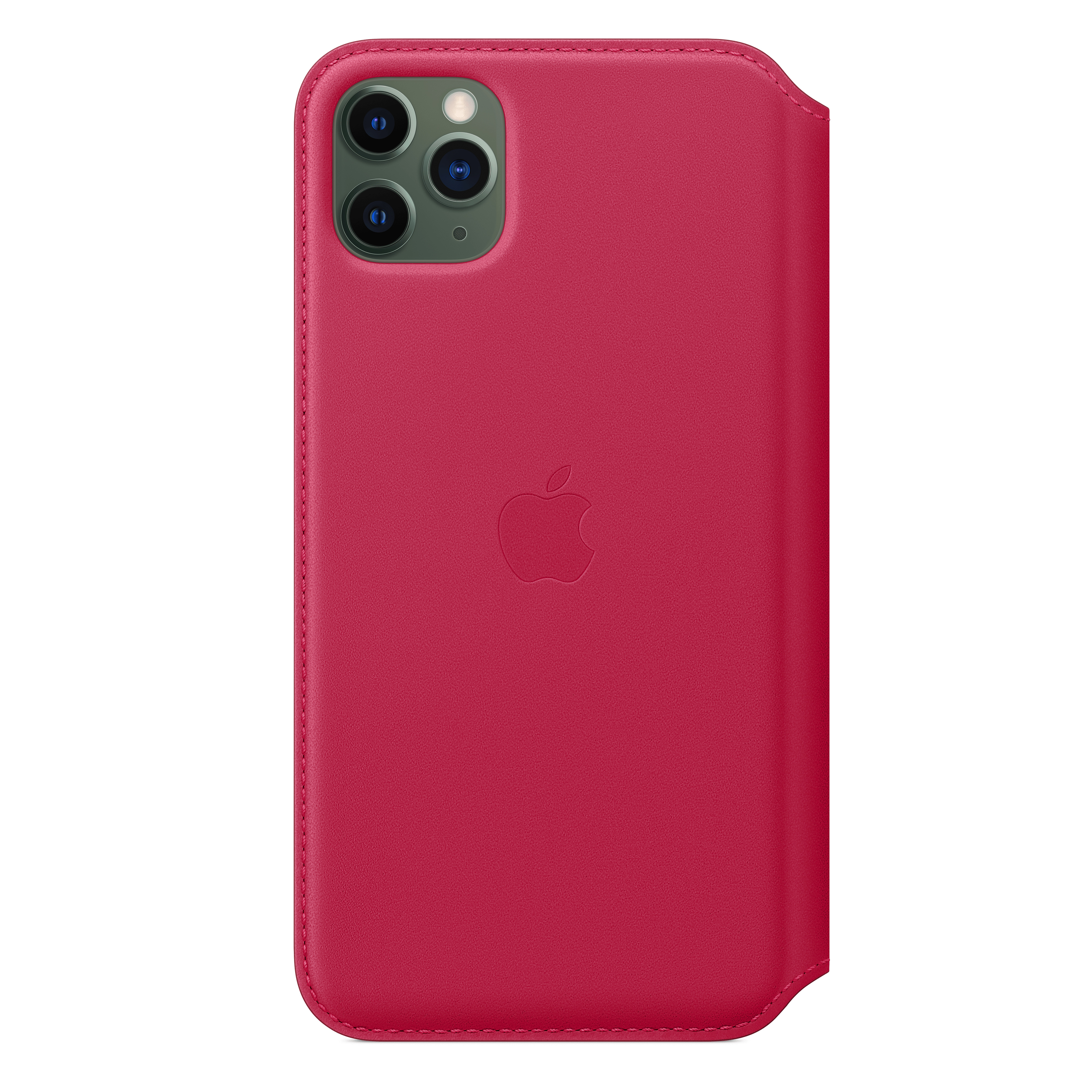 MY1N2ZM/A Iphone 11 pro max leather folio - raspberry Apple Santreyd  - Вид №2