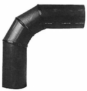SANIT 72207901025 Сегмент 90 ° изгиб, PE 100, SDR 11, длинный