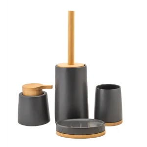 Дозатор для жидкого мыла Swensa Harry - серый керамический 89380197