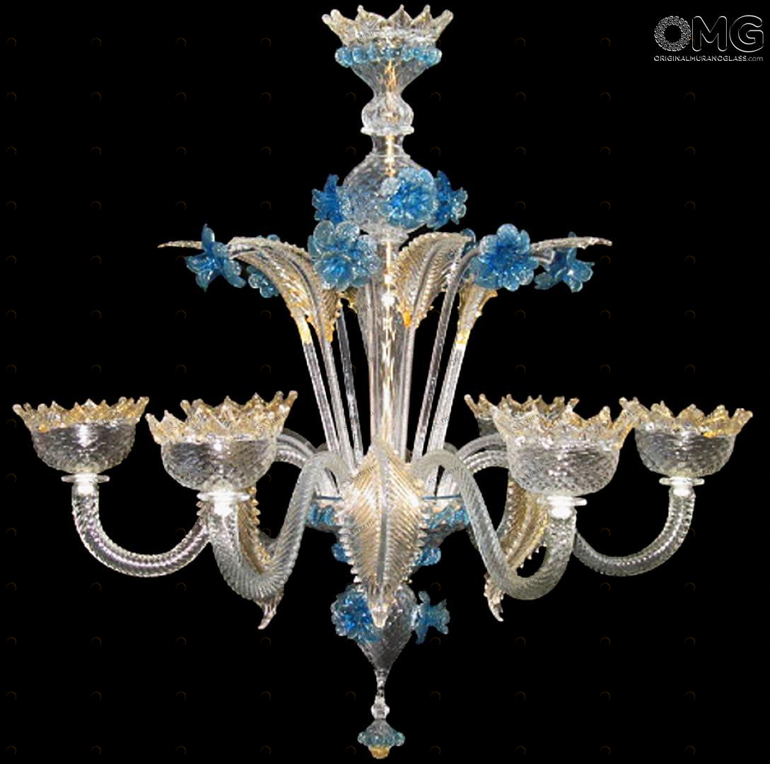 1313 ORIGINALMURANOGLASS Люстра Ка Мазиери - Венецианская Коллекция - муранское стекло OMG  см CLASSICO