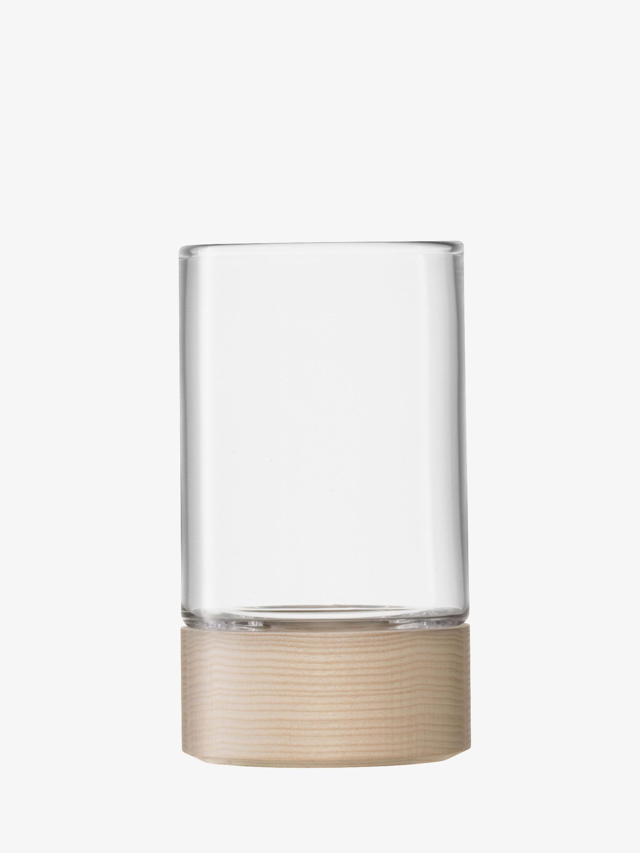 Выдувное стекло и Ясень подсвечник-H22. 5cm LSA Лотта ARCH-00007961 - Вид №2