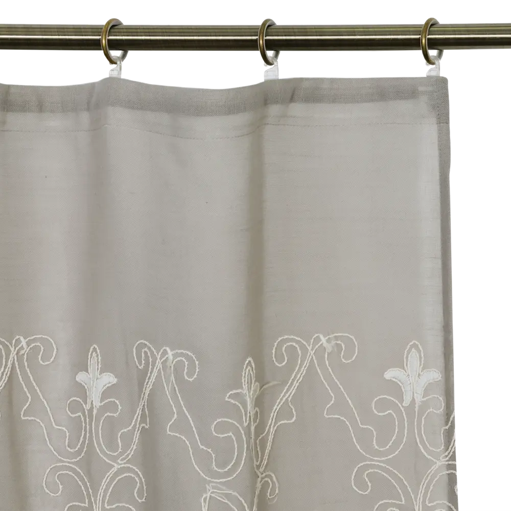 Тюль на ленте «Лилия» 200x280 см цвет серый GARDEN STLM-2122353 - Вид №3