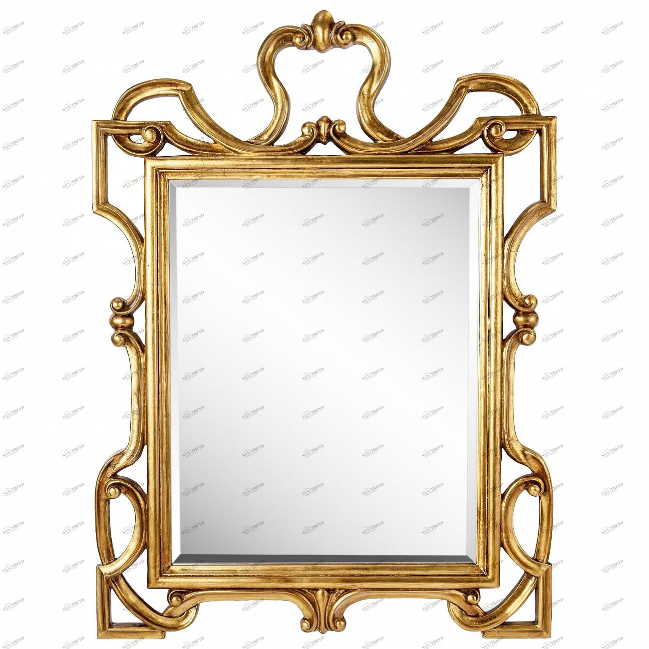 Зеркало настенное 90х75 см античное золото King Gold ART-ZERKALO ДИЗАЙНЕРСКИЕ 00-3884059 Зеркальный;золото 