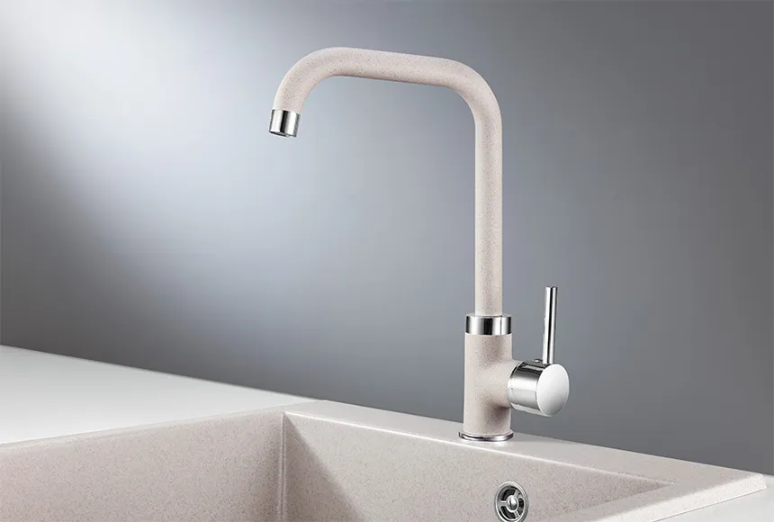 0041, АНТИК (БЕЖЕВЫЙ), СМЕСИТЕЛЬ КУХОННЫЙ GRANULA 41-ST91