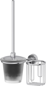 NOS 059 Держатель освежителя воздуха с туалетным ершом с крышкой FBS Nostalgy