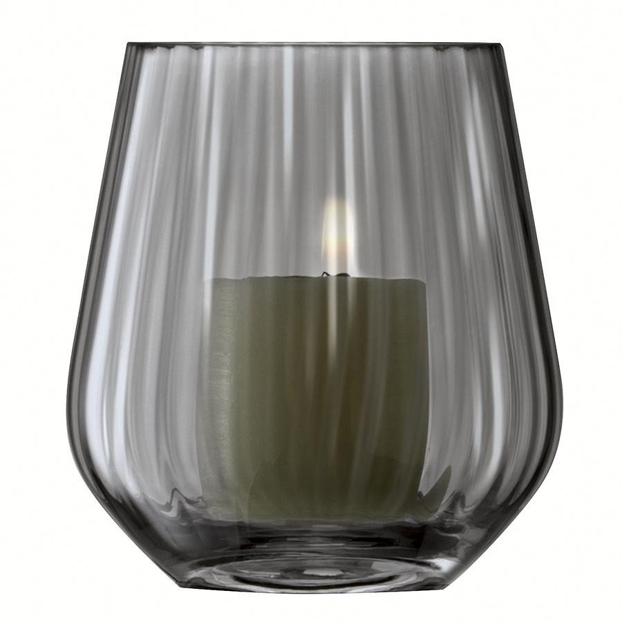 G1528-16-572 Ваза zinc 16см серая LSA International  - Вид №4